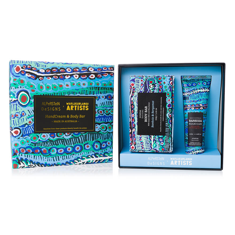 Australian Gifts for Overseas Hand Cream and Soap Giftset Banksia