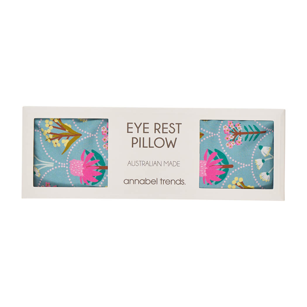 Australian Gifts for Women Eye Rest Pillow Made in Australia with Wildflowers design
