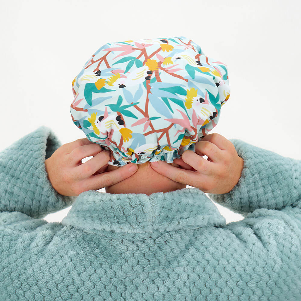 Australian Made Christmas Gifts White Cockatoo Shower Cap
