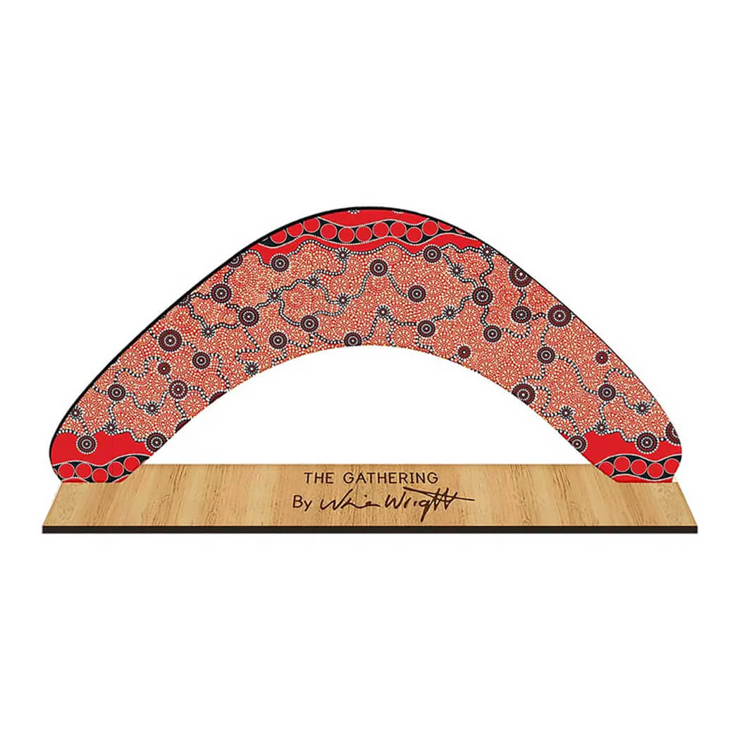 Australian Made Display Boomerang for Aussie Souvenir by Nina Wright