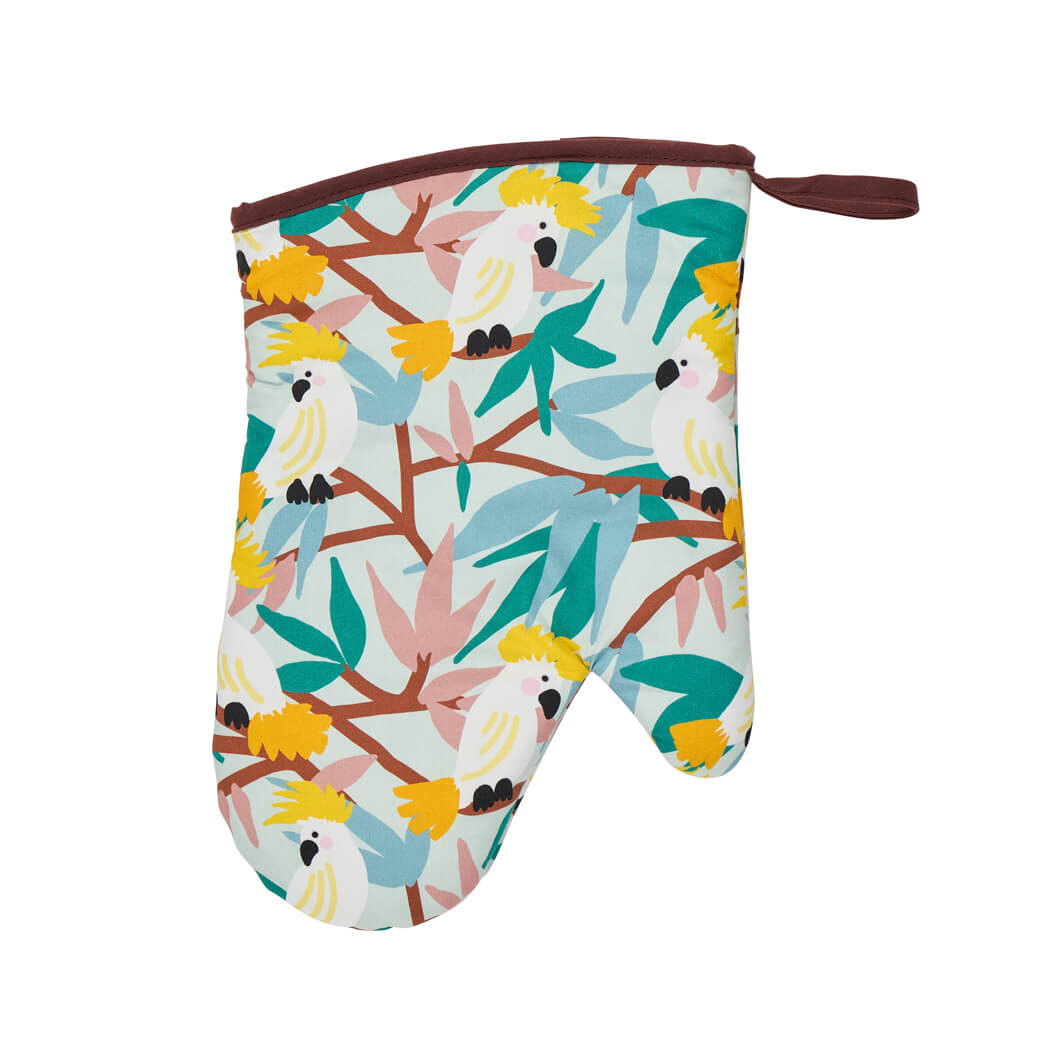 Oven Glove Cockatoos
