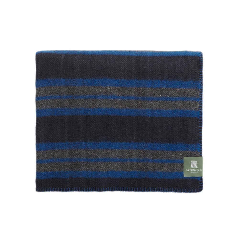 Australian Made Picnic Rug Navy by Waverley Woollen Mill