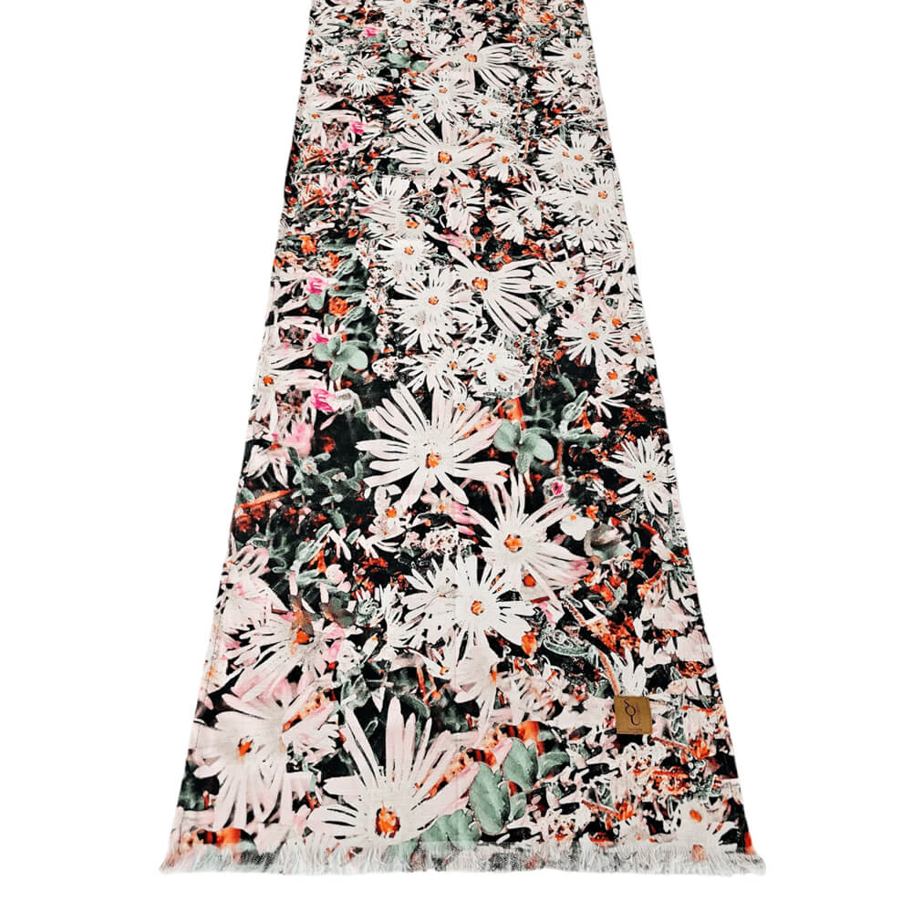 Australian Made Table Runner Native Flowers Pig Face