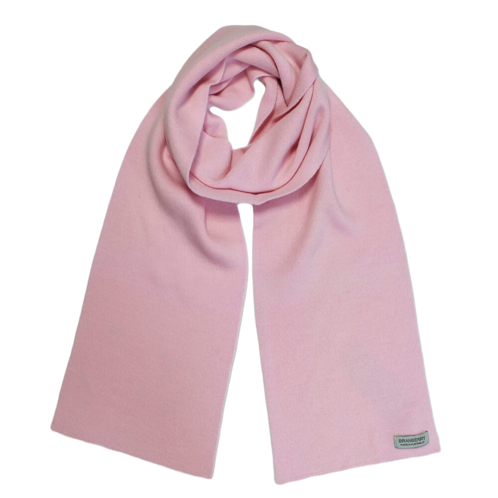 Australian Pale Pink Merino Wool Scarf for Australian Gifts for Women