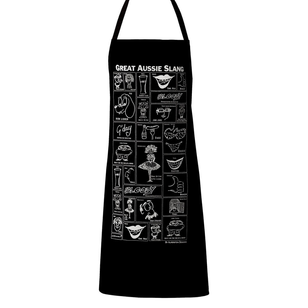 Australian Souvenir Aussie Slang Apron by Alperstein Designs at BitsofAustralia
