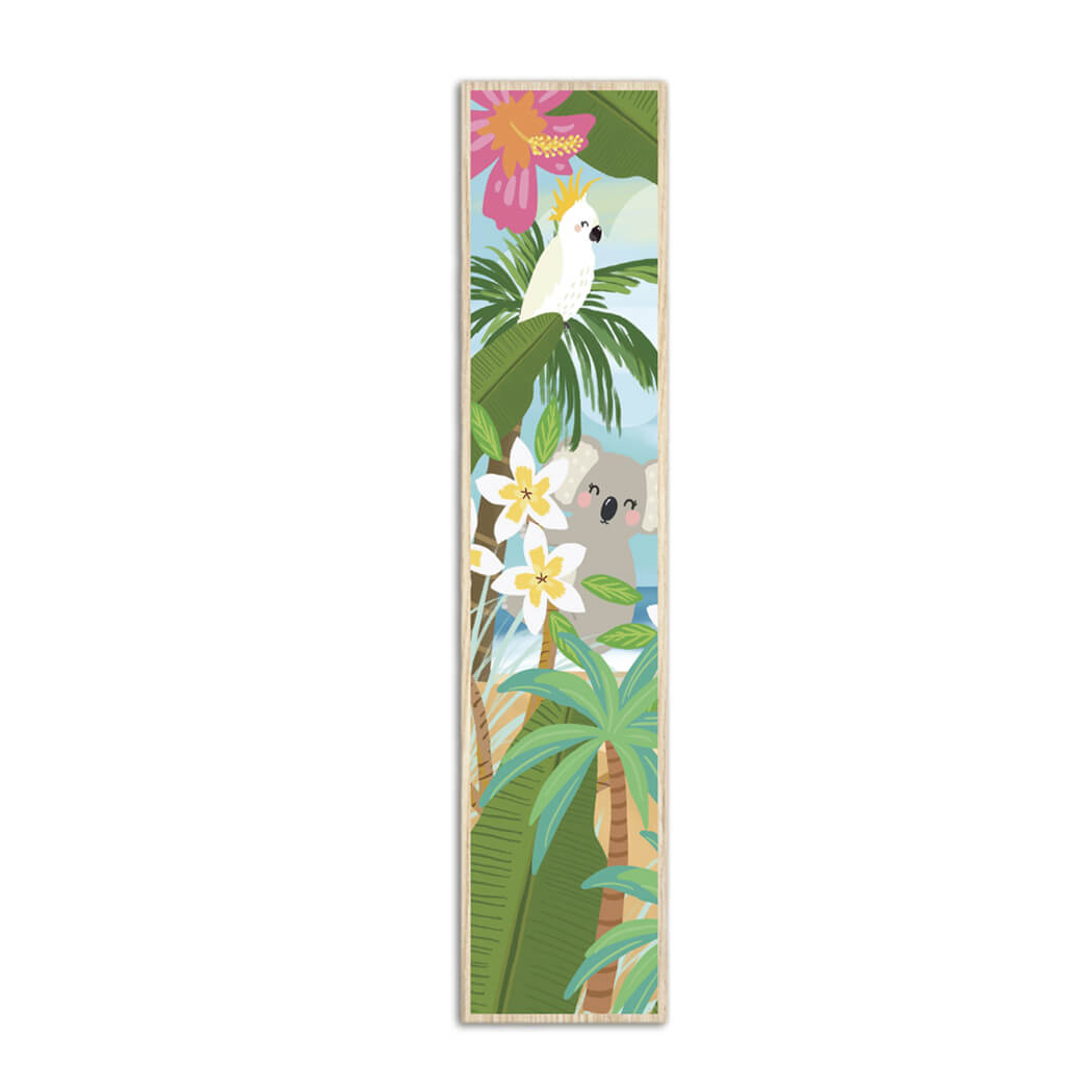 Australian Souvenir Tropical Koala Wooden Bookmark at BitsofAustralia