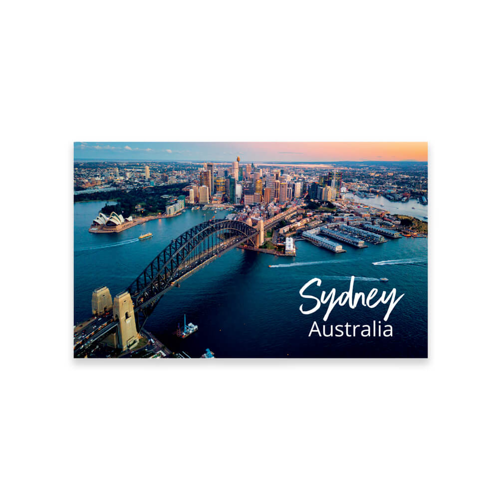 Australian Souvenir Fridge Magnet Sydney Harbour Made in Australia