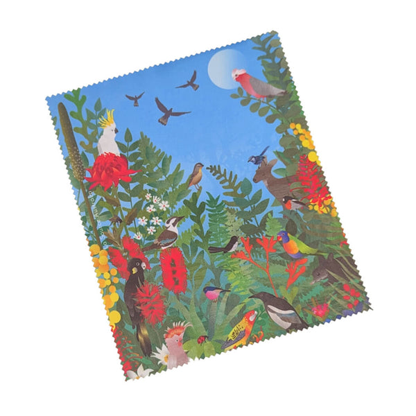 Australian Souvenir Lens Cleaning Cloth - Native Bird Life - Bits of ...