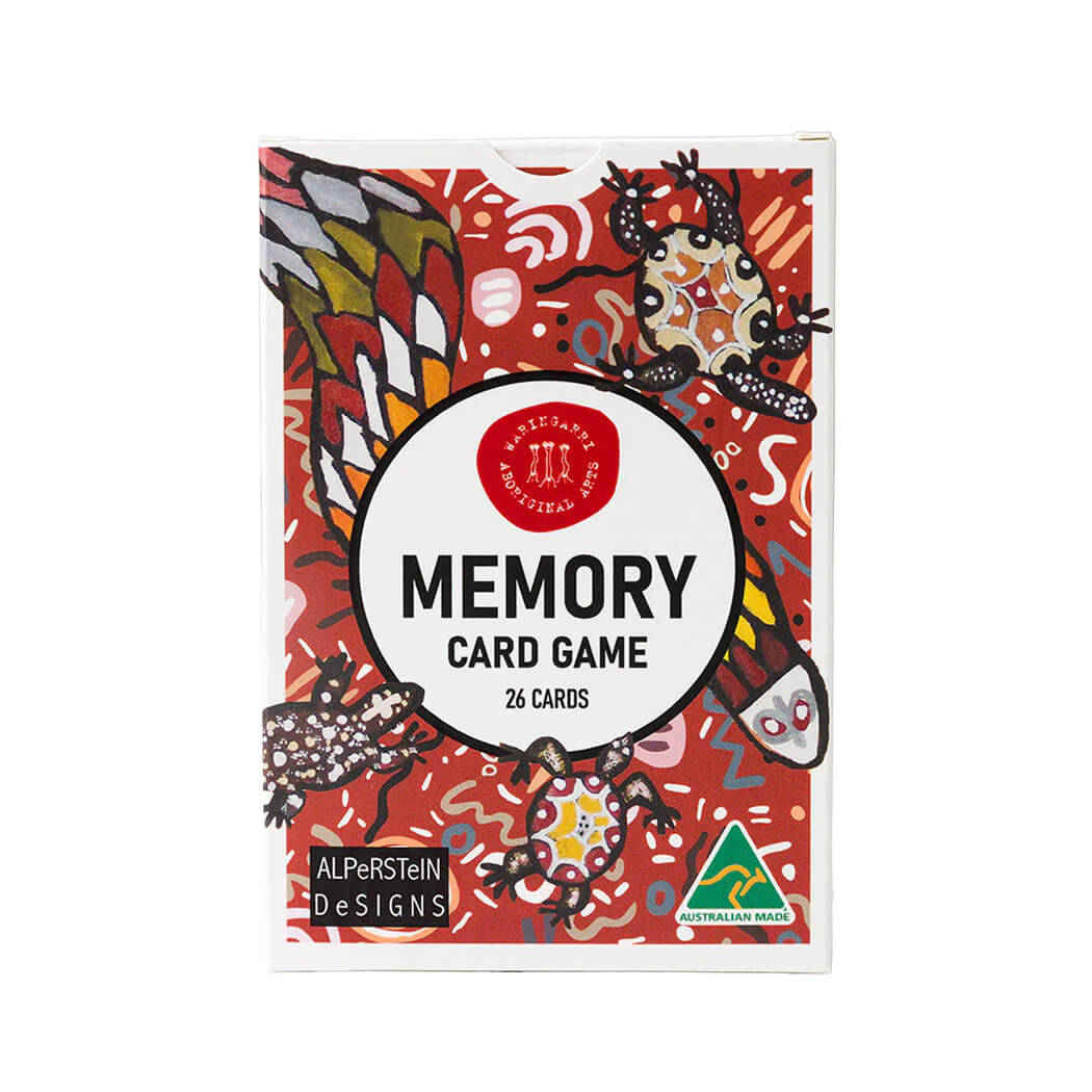 Aboriginal Souvenir Memory Card Game featuring Australian Animals