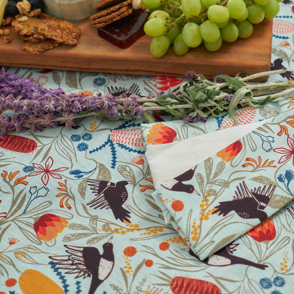Australian Souvenir Tablecloth by Annabel Trends