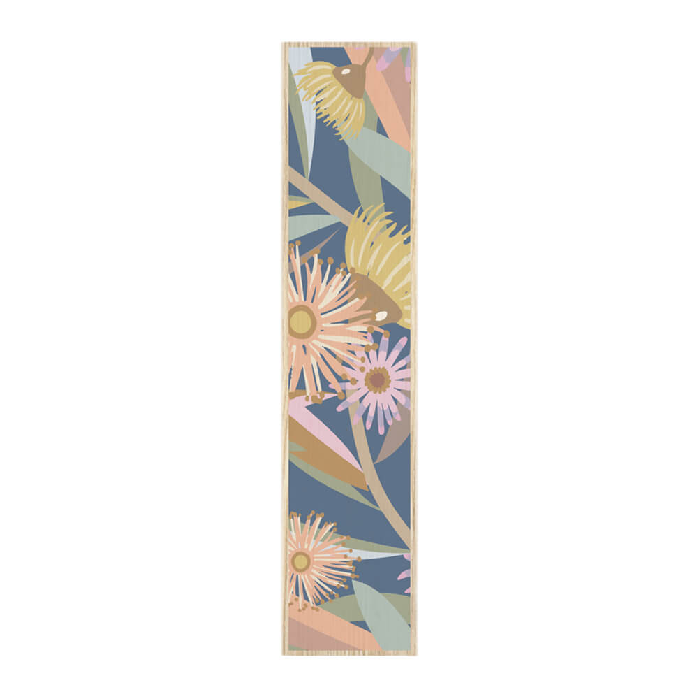 Australian Souvenir Wooden Bookmark Native Gum Blossom 