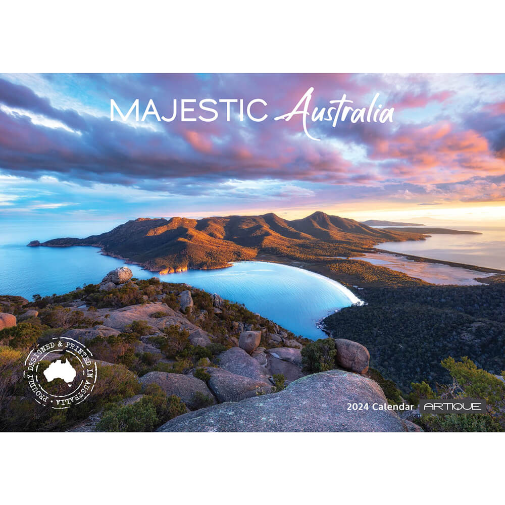 2024 Majestic Australia Calendar for Aussie Gifts to Send Overseas