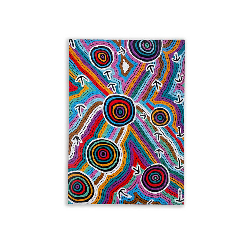 Australian Souvenir Aboriginal Art Notepad by Margaret Nangala Gallagher