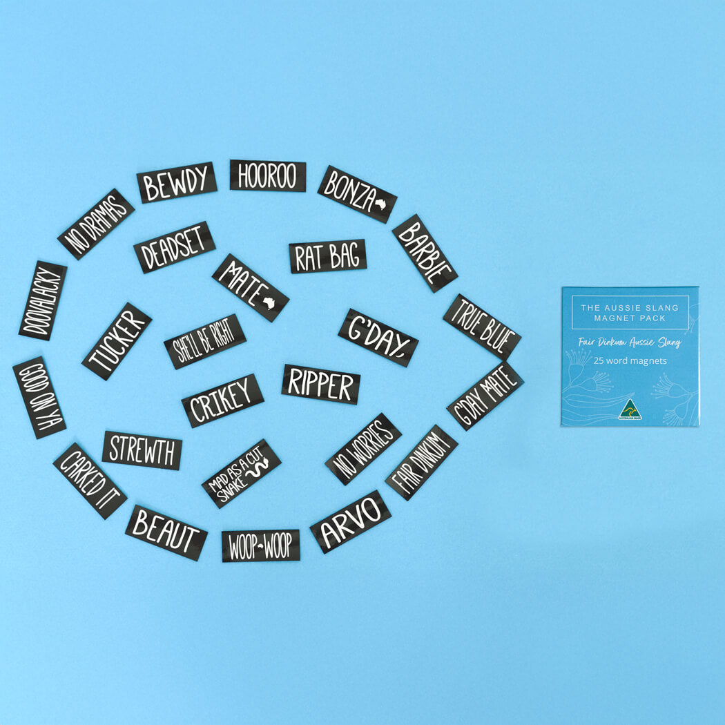 Australian Souvenir Aussie Slang Magnet Pack
