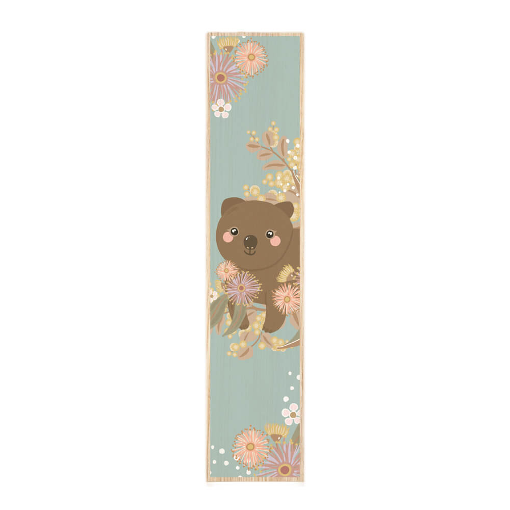 Australian Souvenir Bookmark Wombat Theme For Made in Australia Gifts