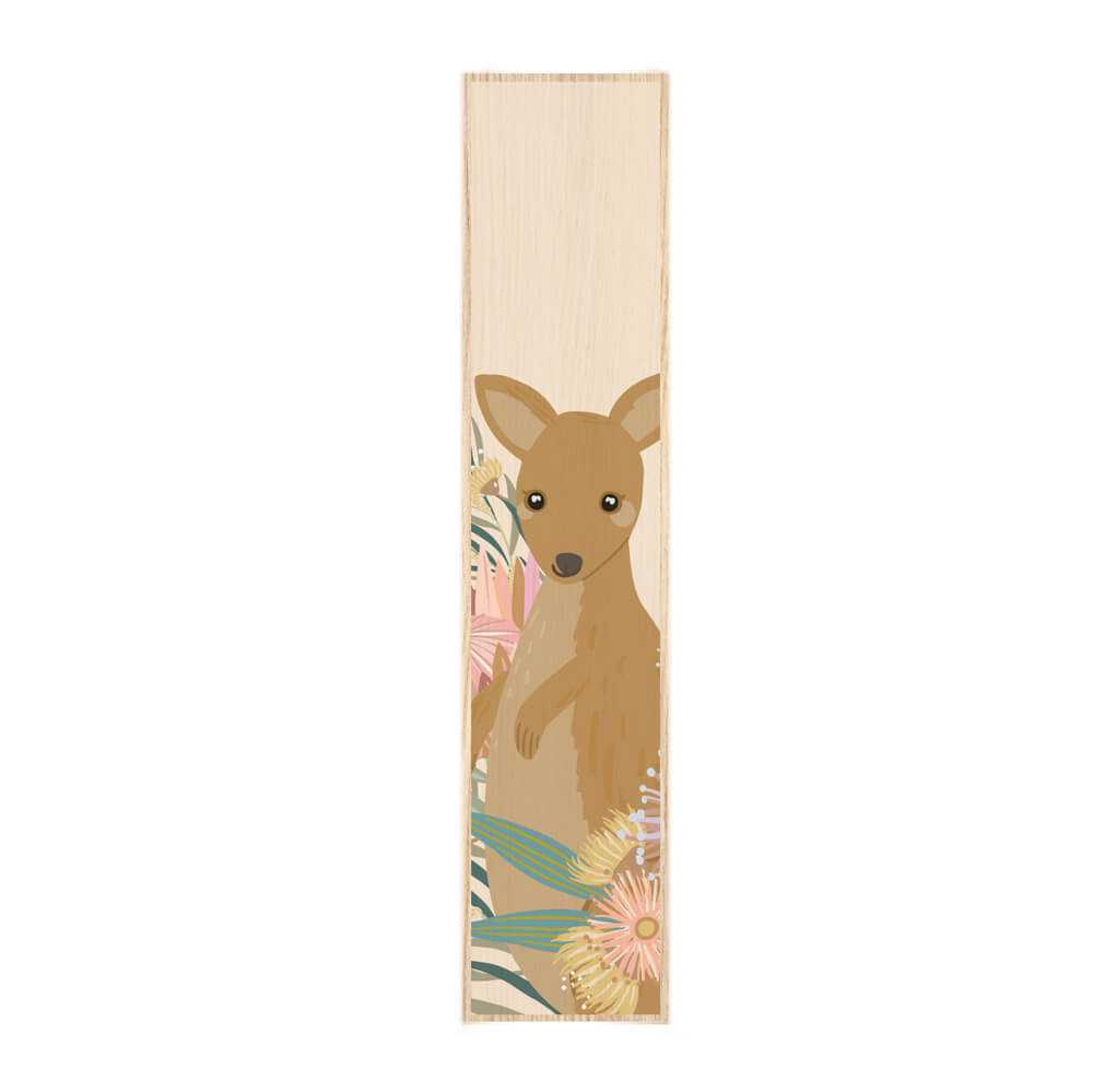 Australian Souvenir  Kangaroo Wooden Bookmark for Made in Australia Gifts