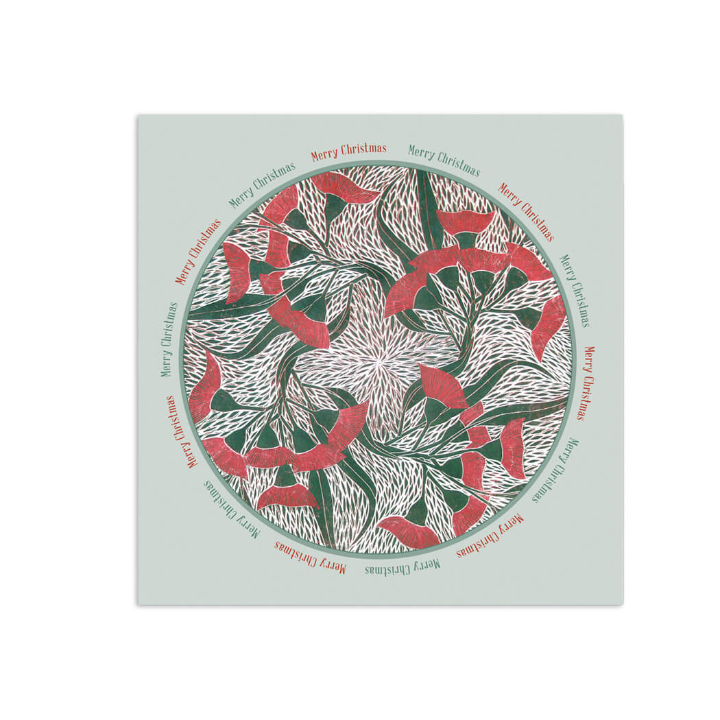 Australian Charity Christmas Card Pack Christine Upton Gum Blossom