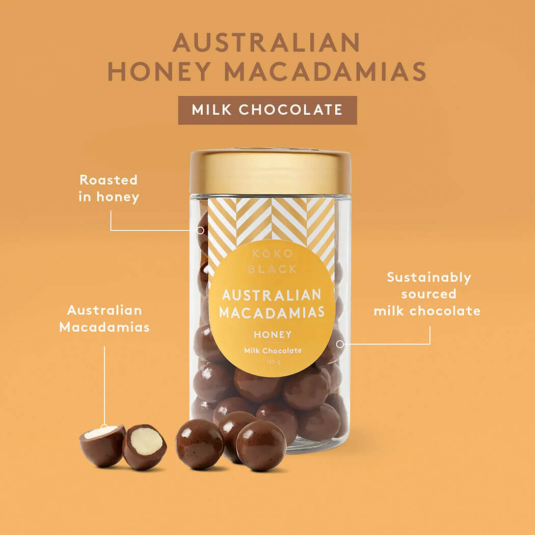 Australian Chocolate Gifts Honey Macadamias