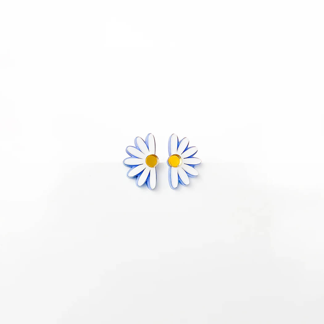 Australian Gifts for Women Daisy Mini Stud Earrings by Little Geraldine