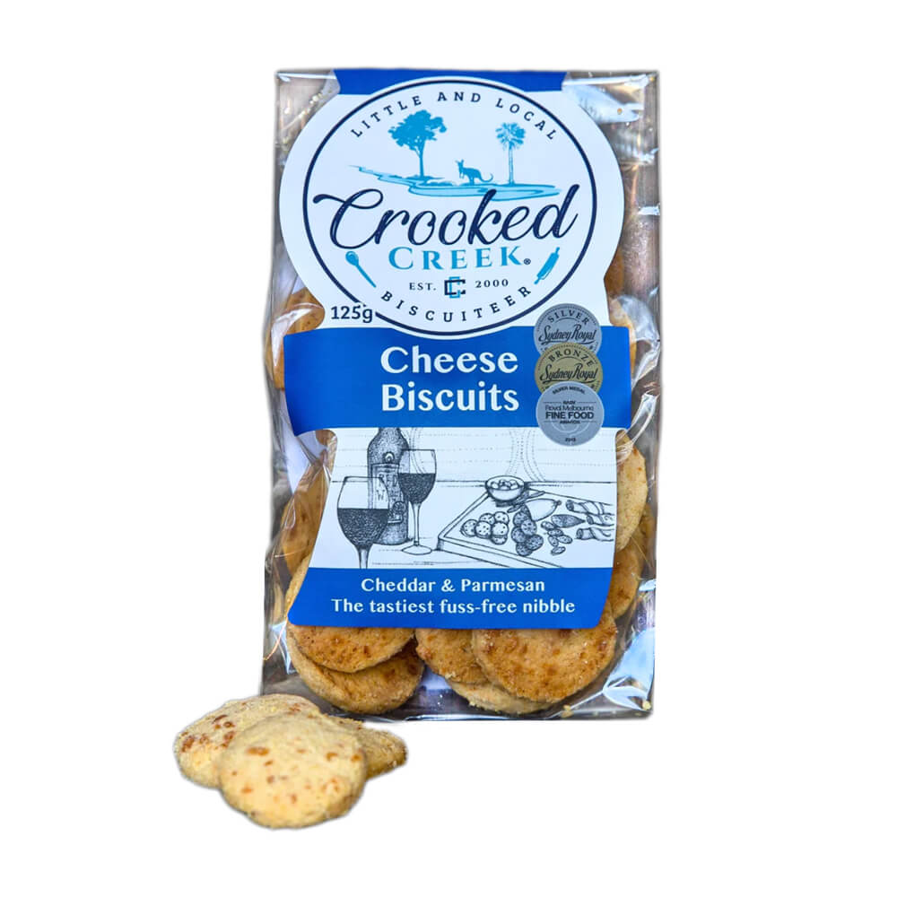 Australian Gourmet Food Cheese Biscuits by Crooked Creek
