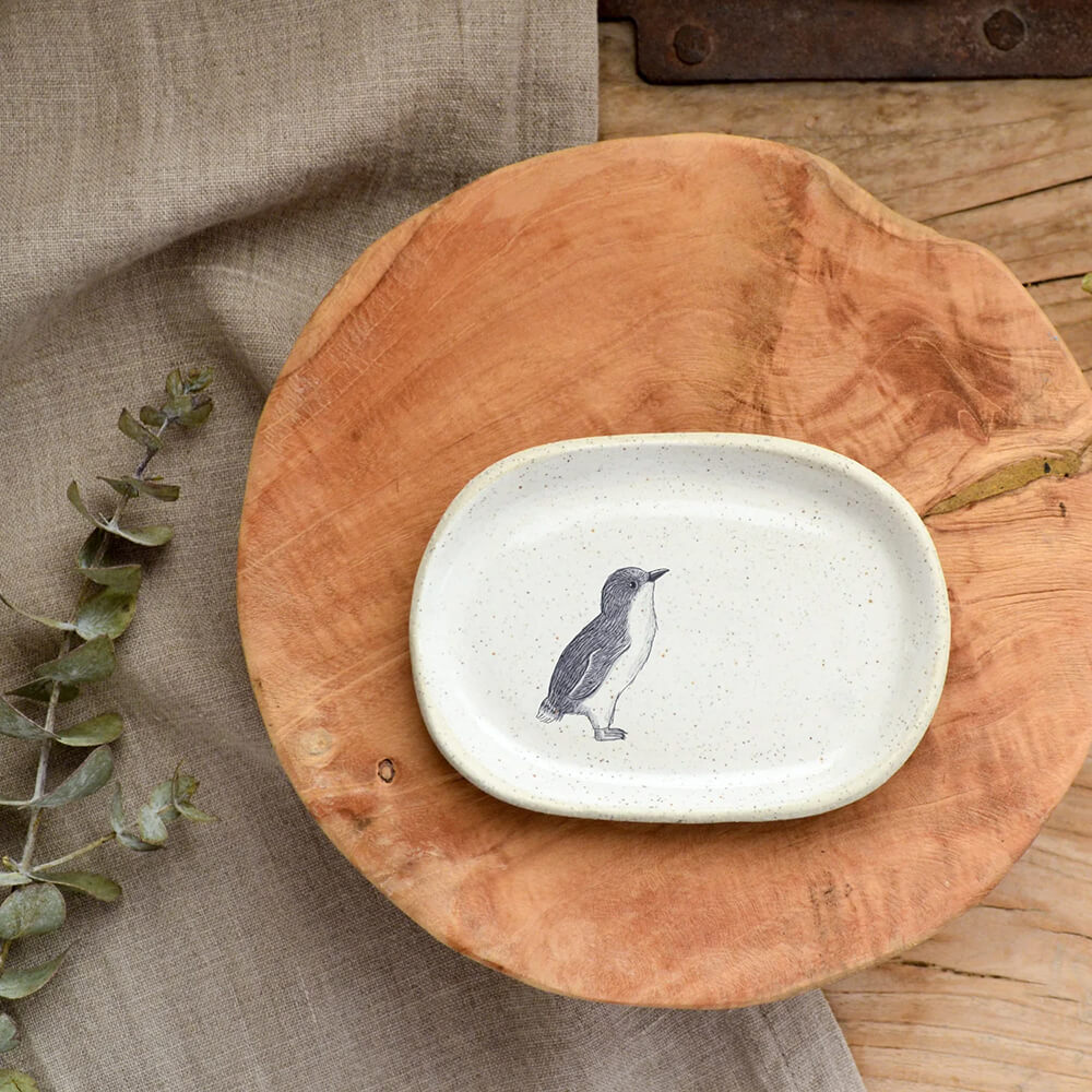 Australian Souvenirs Penguin Small Ceramic Dish by KW Ceramics