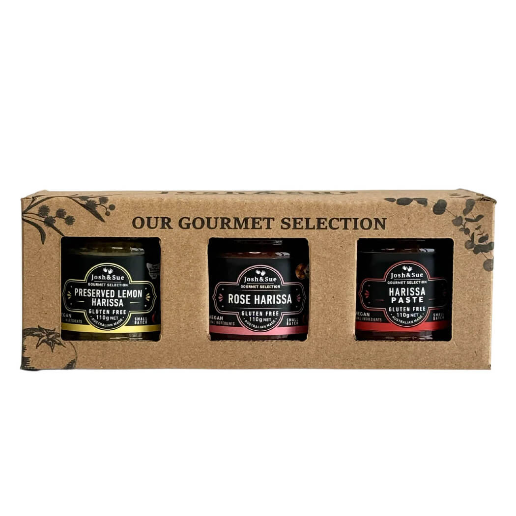 Australian Gourmet Food Gifts Josh & Sue Mini Harissa Pack