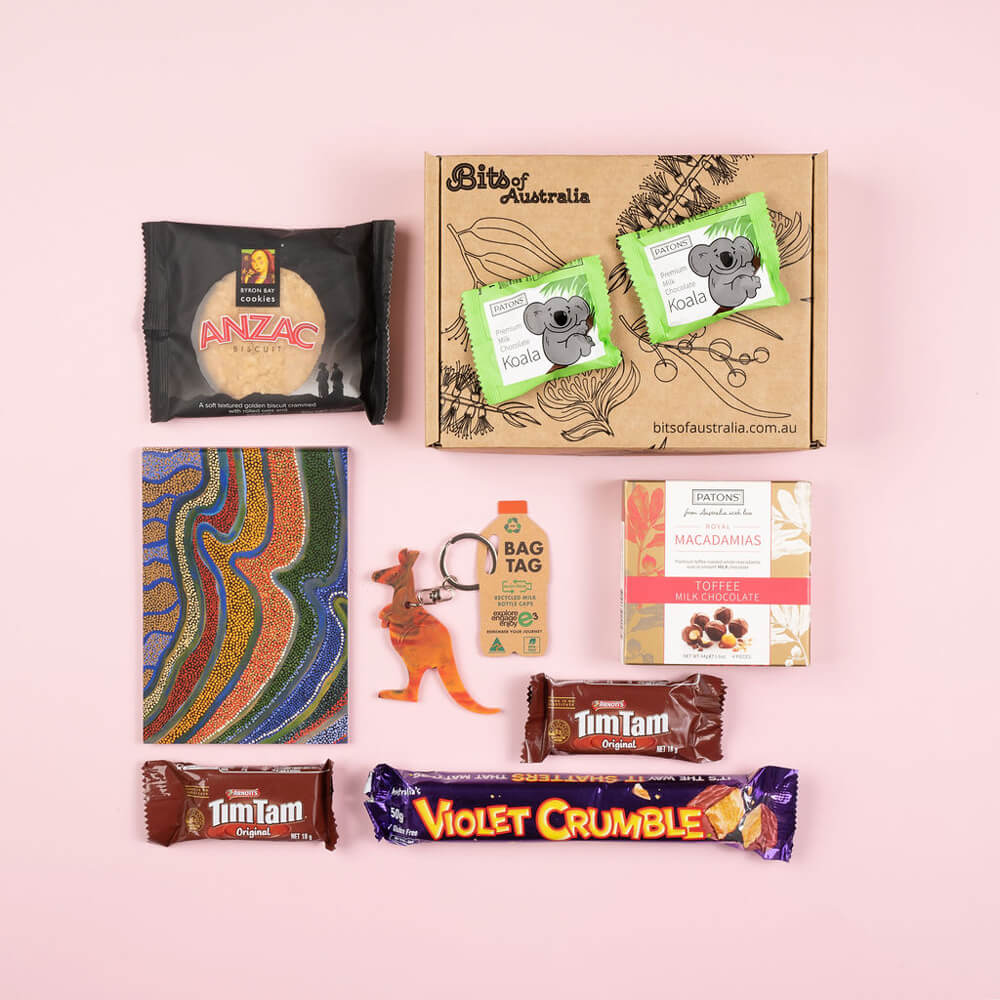 True Blue Australian Gift Box for Citizenship Gifts and Expats