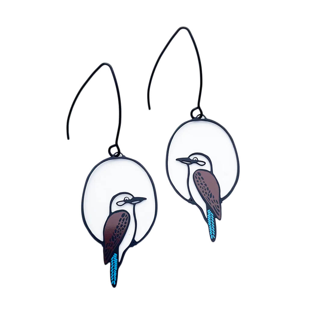 Australian Kookaburra Earrings by Denz