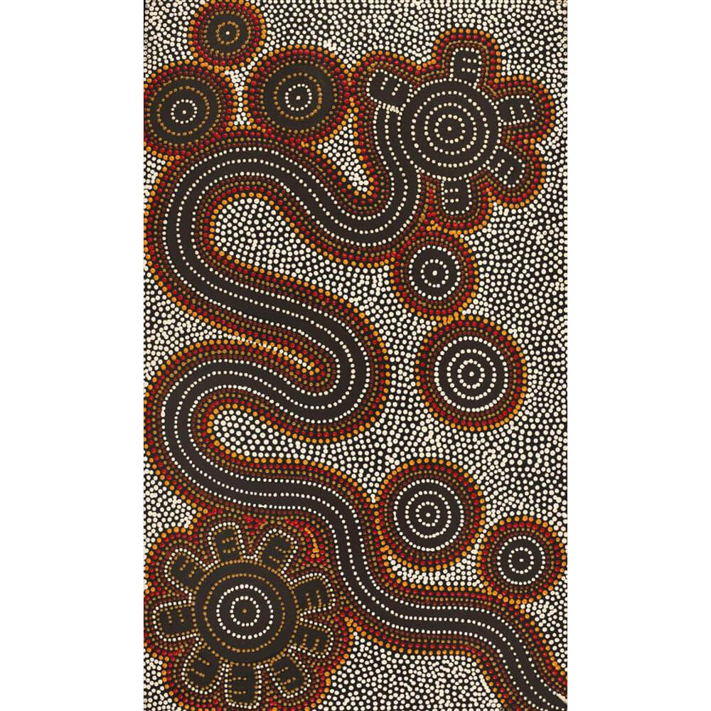 Buy Aboriginal Art Sydney by Stephanie Napurrurla Nelson Bits of