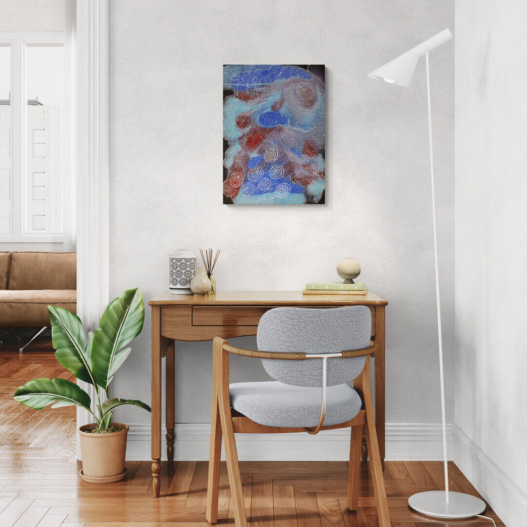 Aboriginal Art - Seven Sisters Dreaming 61 x 46cm