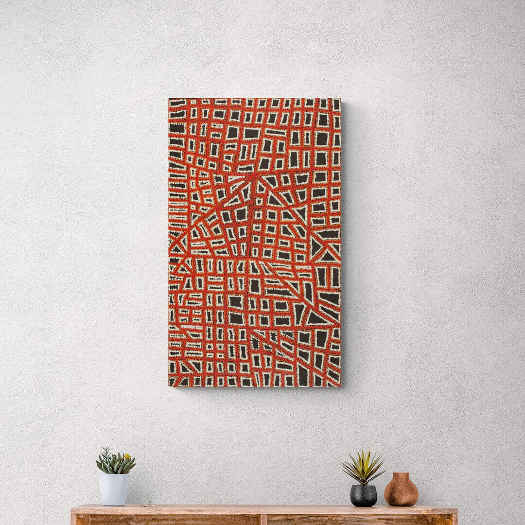 Buy Aboriginal Art by Delores Nangala Robertson 736