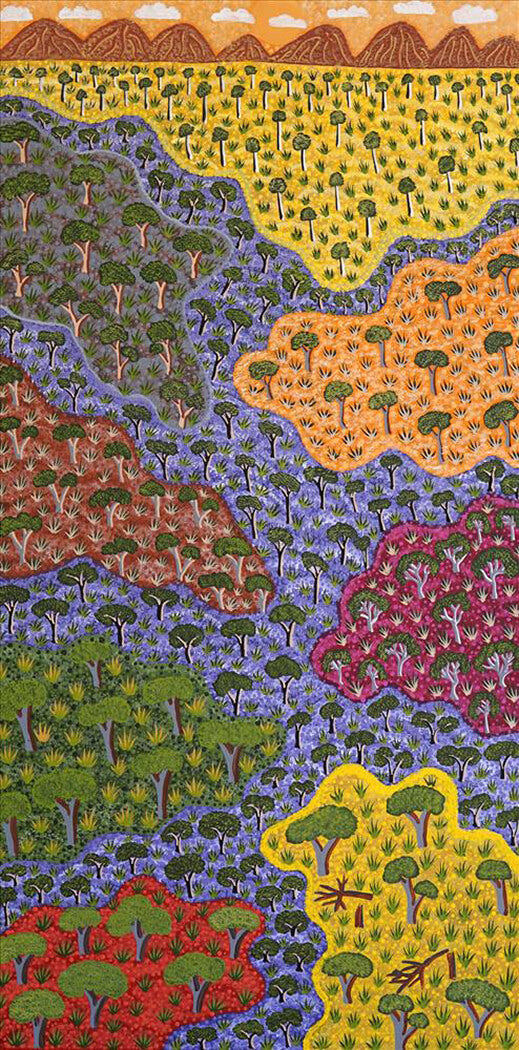 Buy Aboriginal Art by Heather Pitjara Corbett from Artists of Ampilatwatja