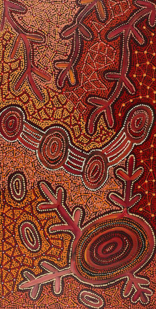 Buy Aboriginal Art by Theo (Faye) Nangala Hudson 835