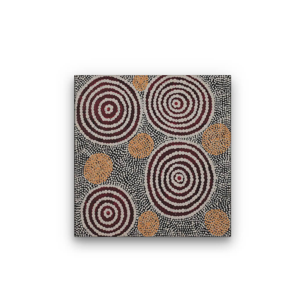 Buy Aboriginal Art that is ready to hang by Ursula Nampijinpa Collins
