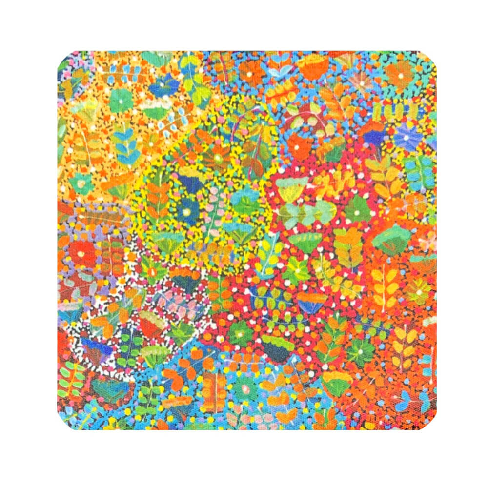 Buy Coasters by Joycie Morton Petyarre at the Aboriginal Gift Shop BitsofAustralia