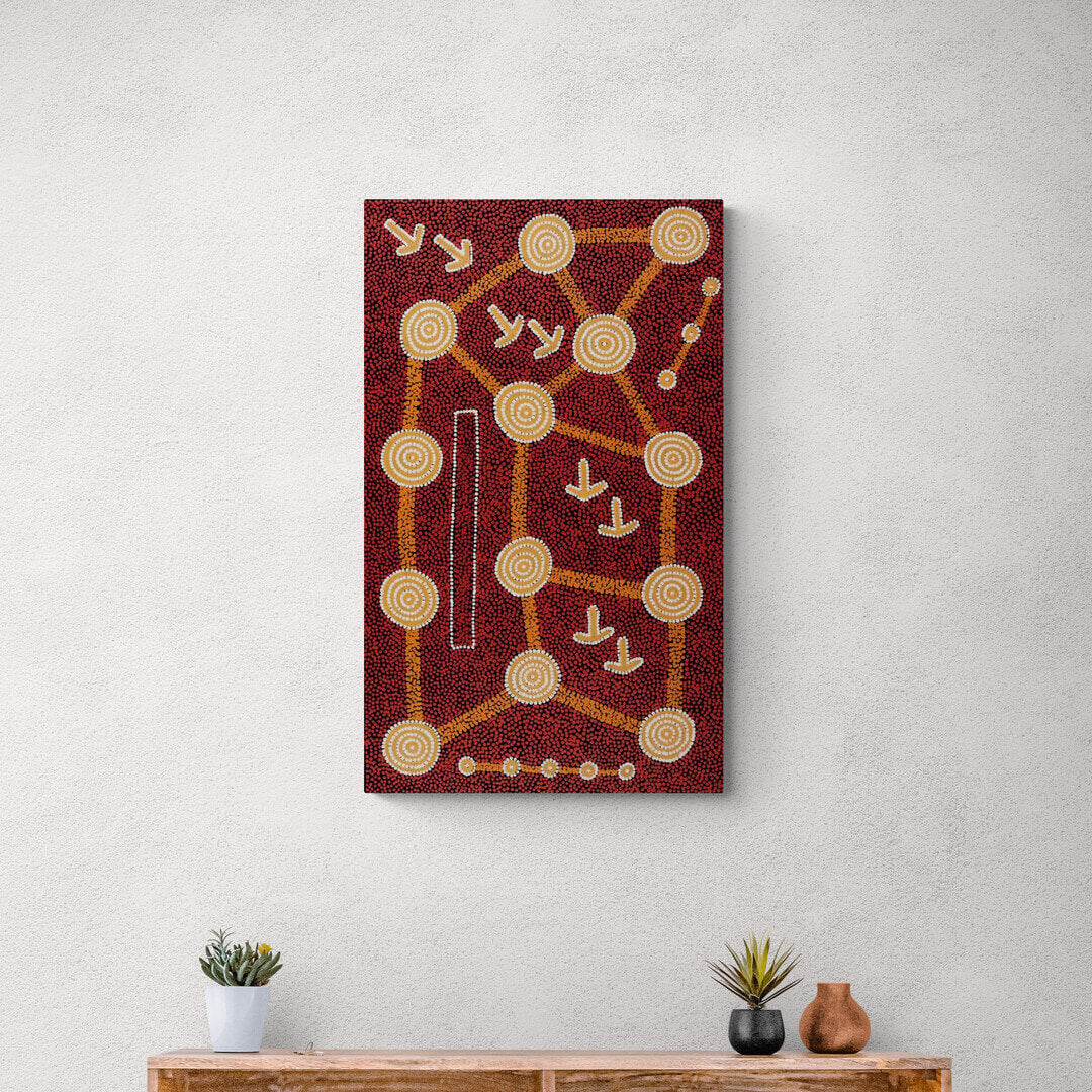 Buy Aboriginal Art Sydney by Michael Japaljarri Wayne 3215