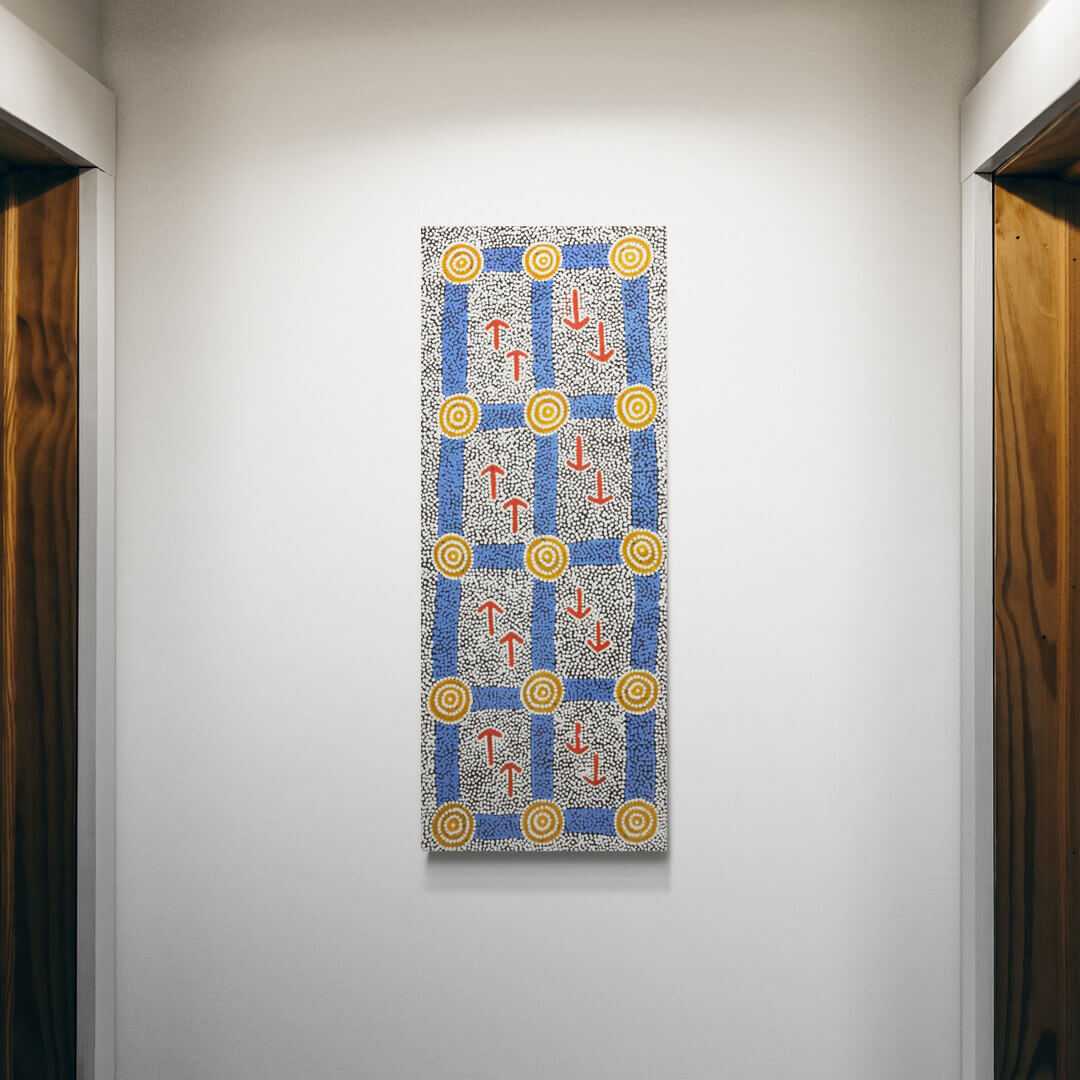 Buy Aboriginal Art by Michael Japaljarri Wayne 1249