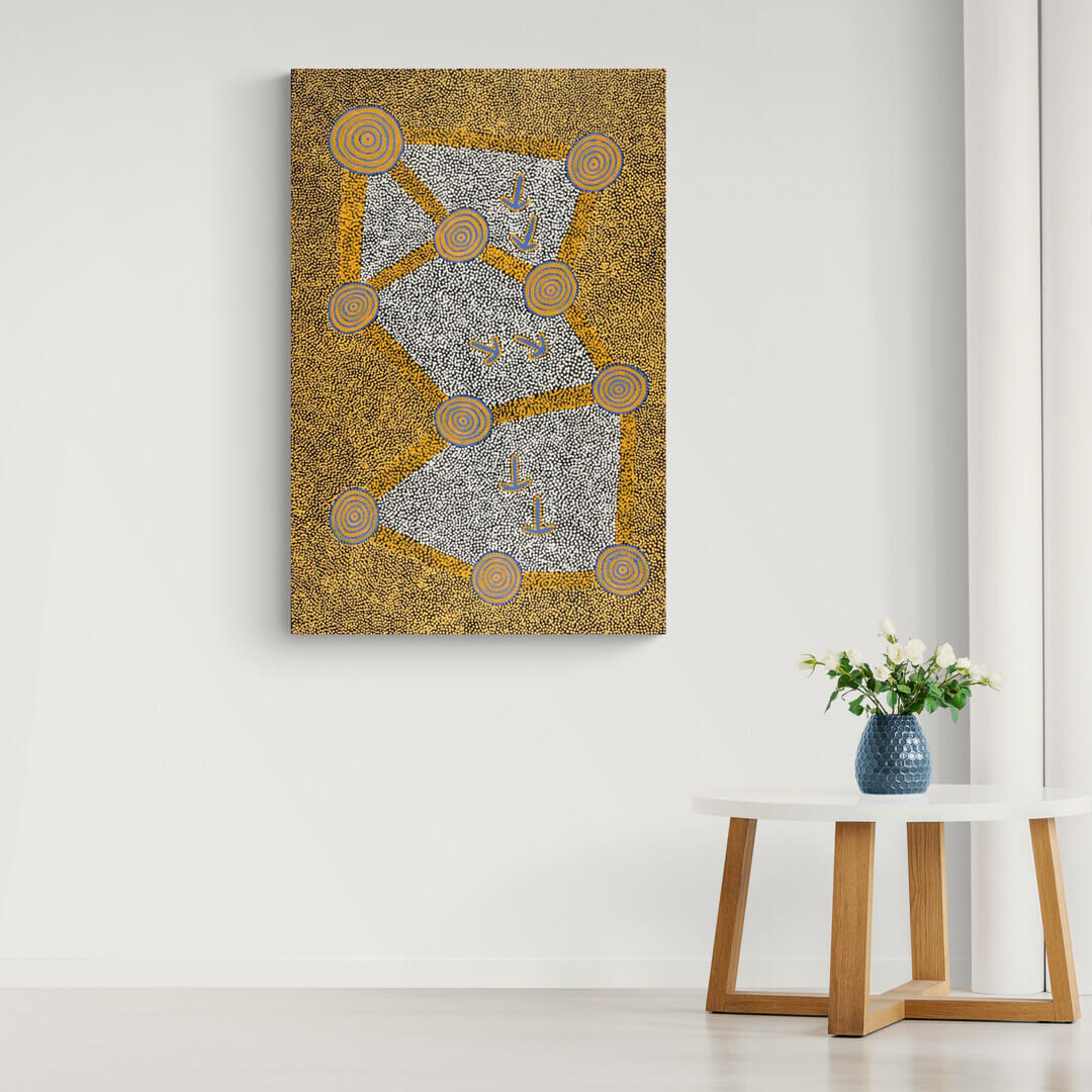 Buy Aboriginal Art by Michael Japaljarri Wayne 2241