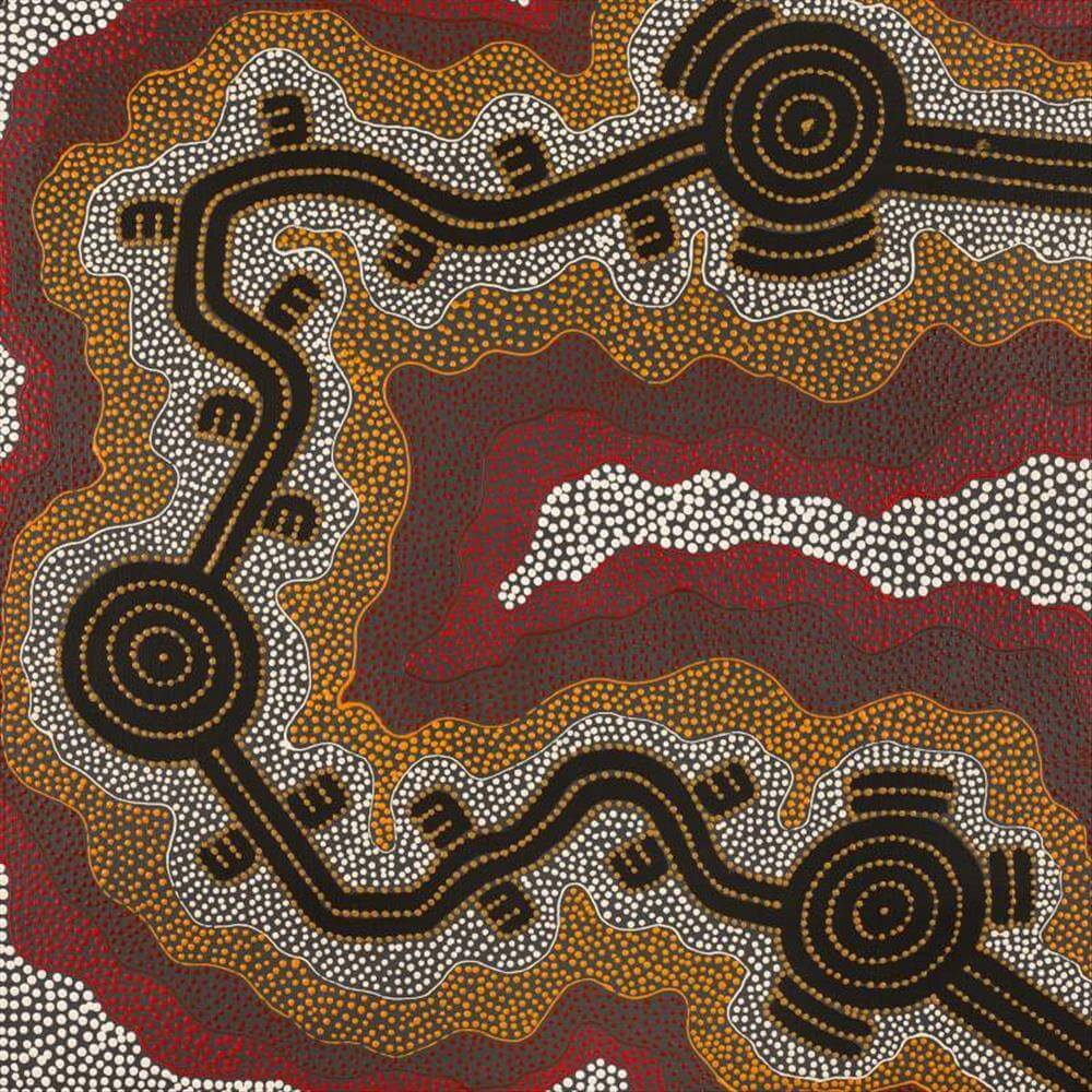 Buy Aboriginal Art Sydney by Indigenous Artist Stephanie Napurrurla Nelson 3225