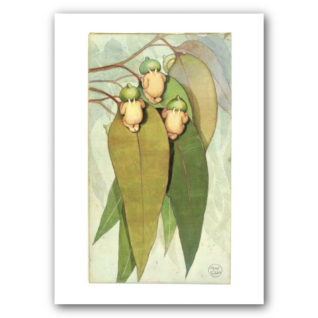 Buy Gumnut Babies Australian Art Print by May Gibbs