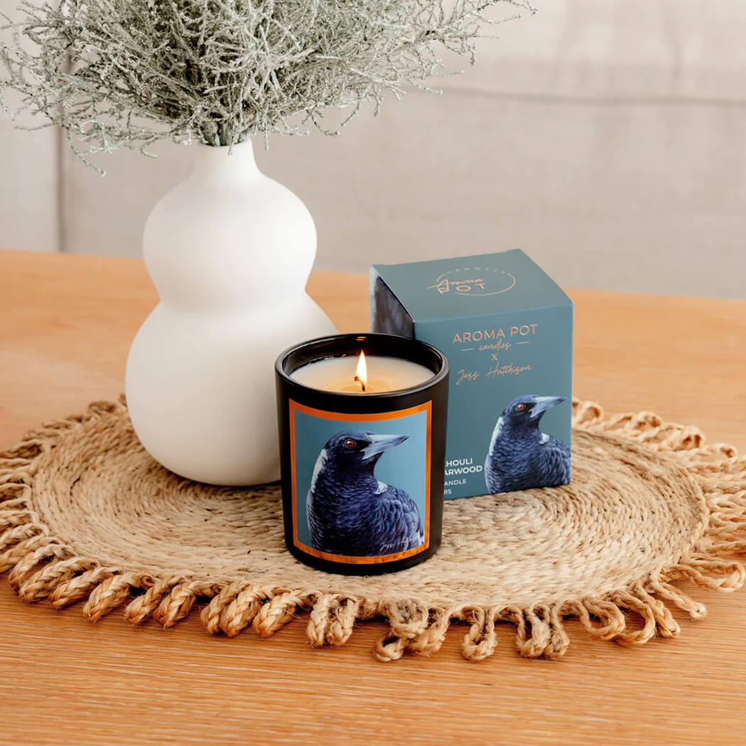 Candle Gifts Australia Patchouli Cedarwood Scent by Aromapot