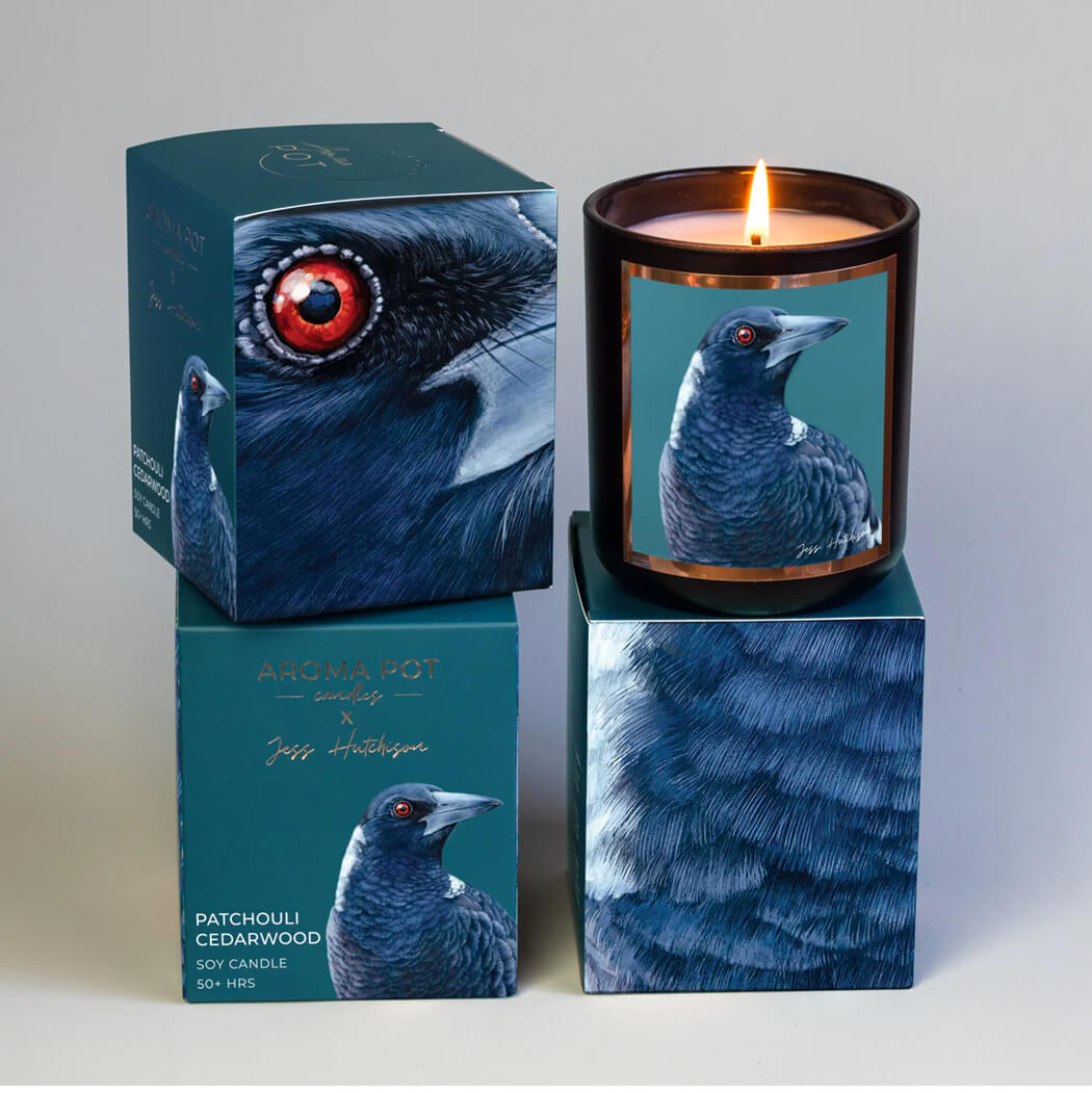 Candles Australian Made Patchouli Cedarwood Scent by Aromapot