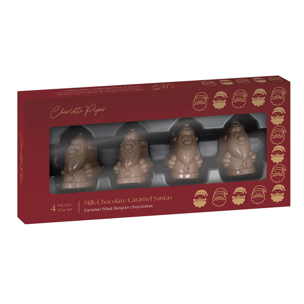 Caramel Filled Santas Milk Chocolate 40g