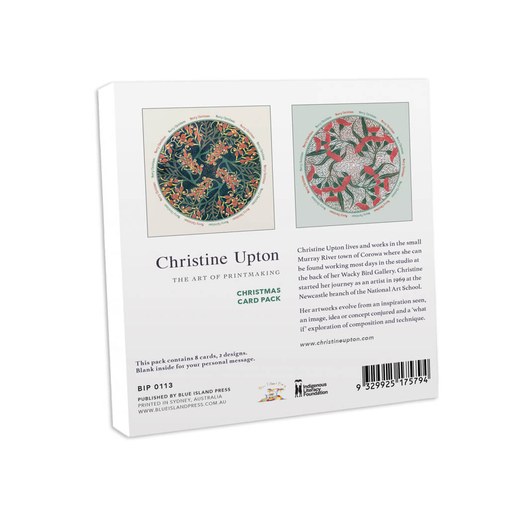 Australian Themed Christmas Card Pack Grevillea and Gum Blossom