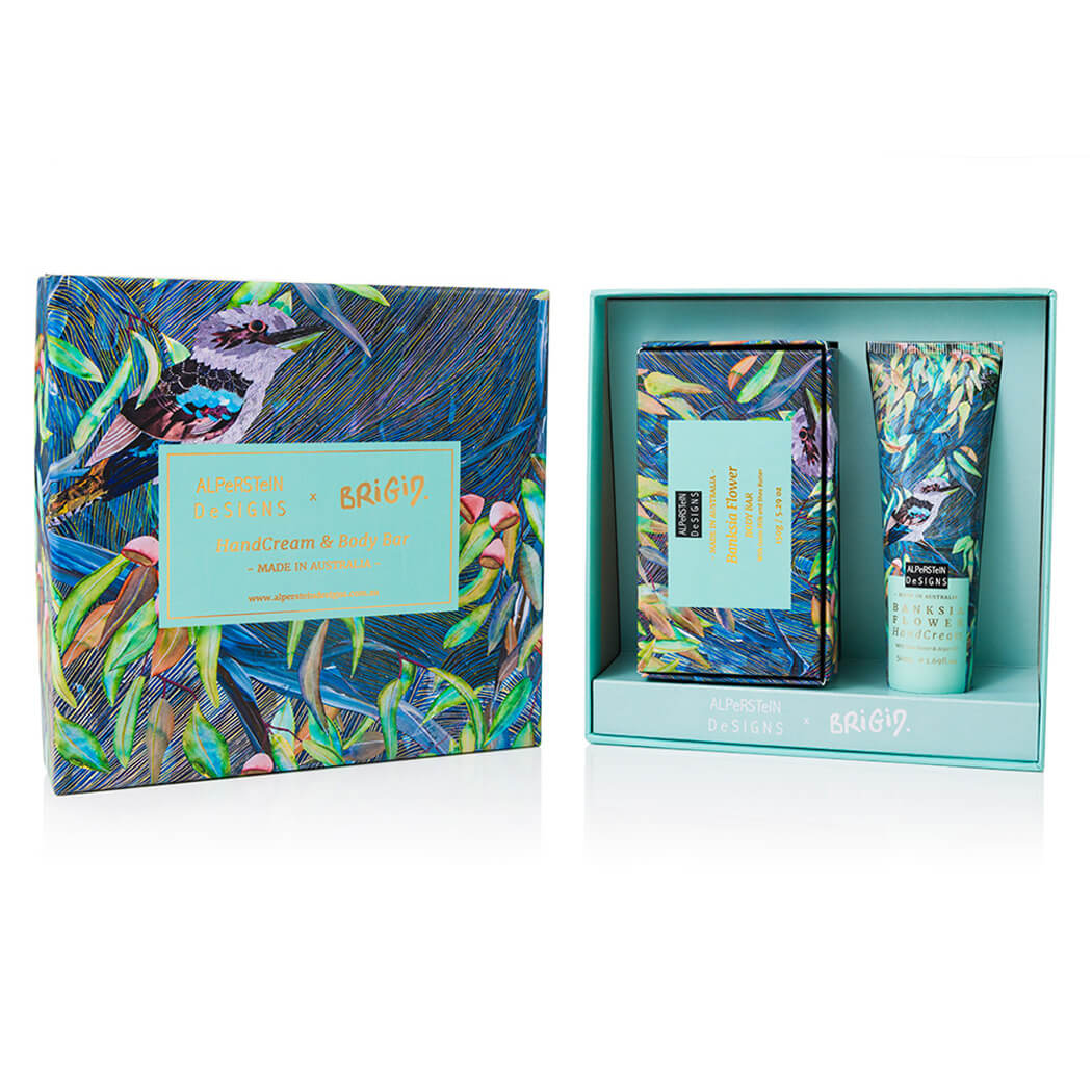 Gifts Australia Banksia Flower Hand Cream and Soap Set