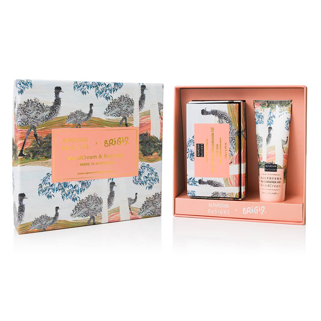 Gifts Australia - Saltbush and Macadamia Soap Set Australian Made Alperstein Designs