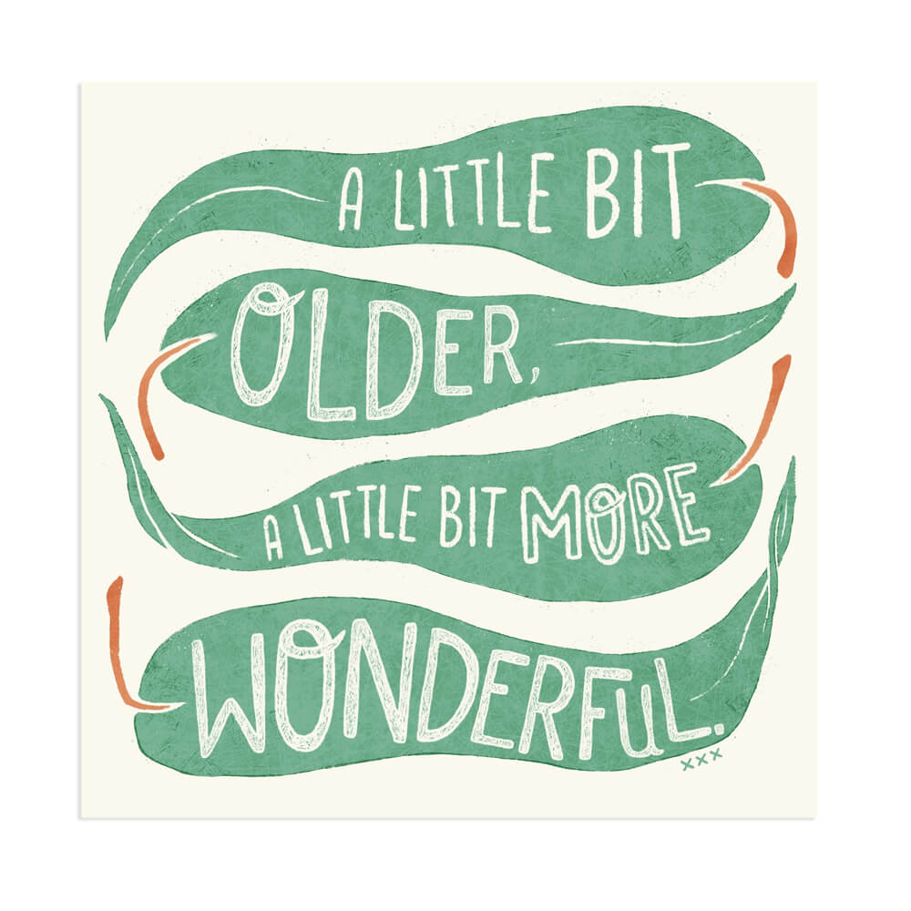 Greeting Cards Australia A Little Bit More Older Birthday Card