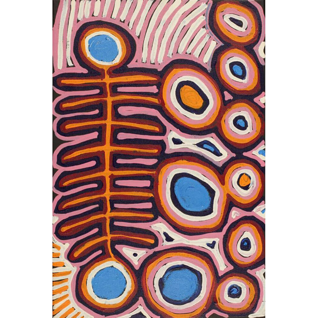 Indigenous painting sof rsale by Vanetta Nampijinpa Hudson 489