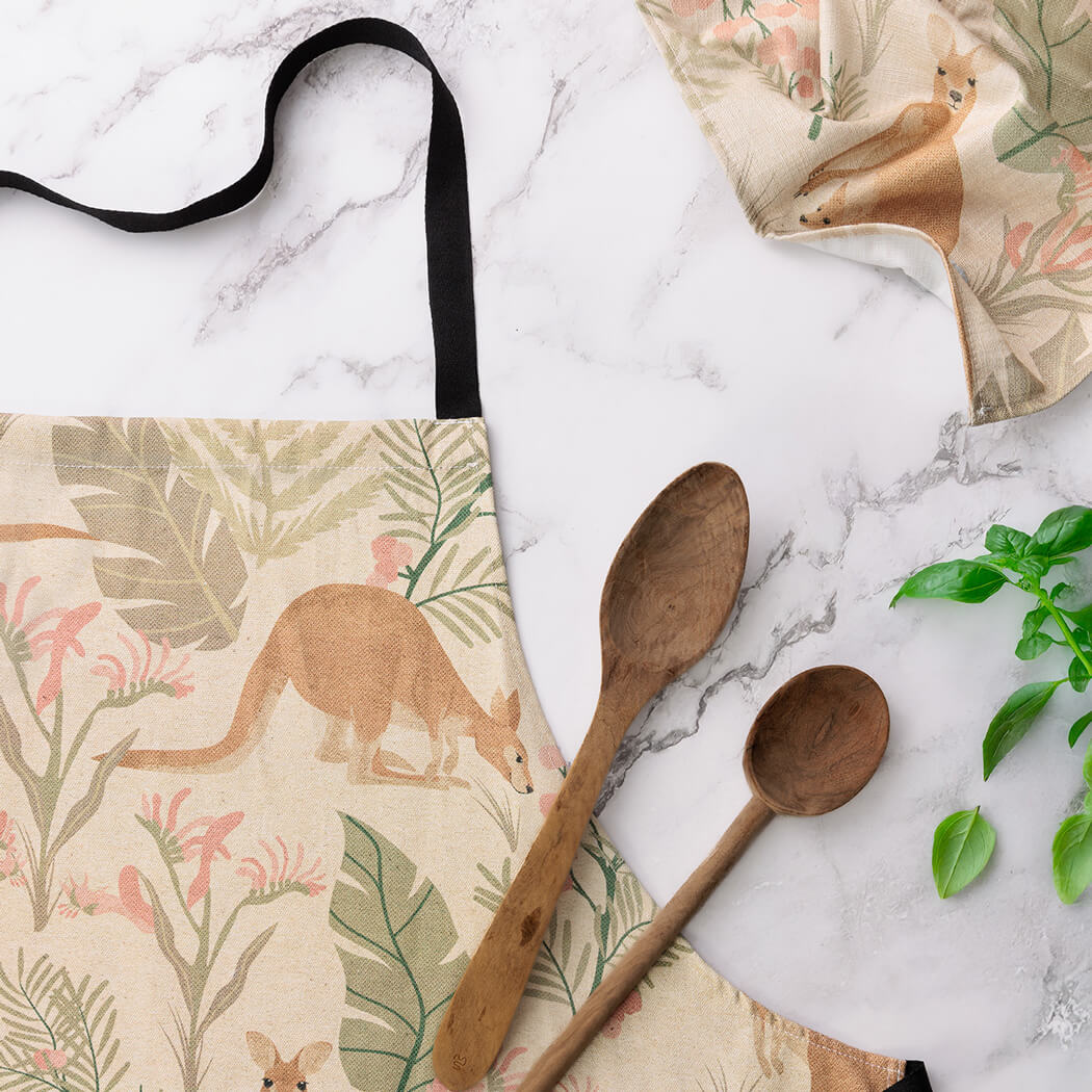 Kangaroo Apron for Made in Australia Souvenirs