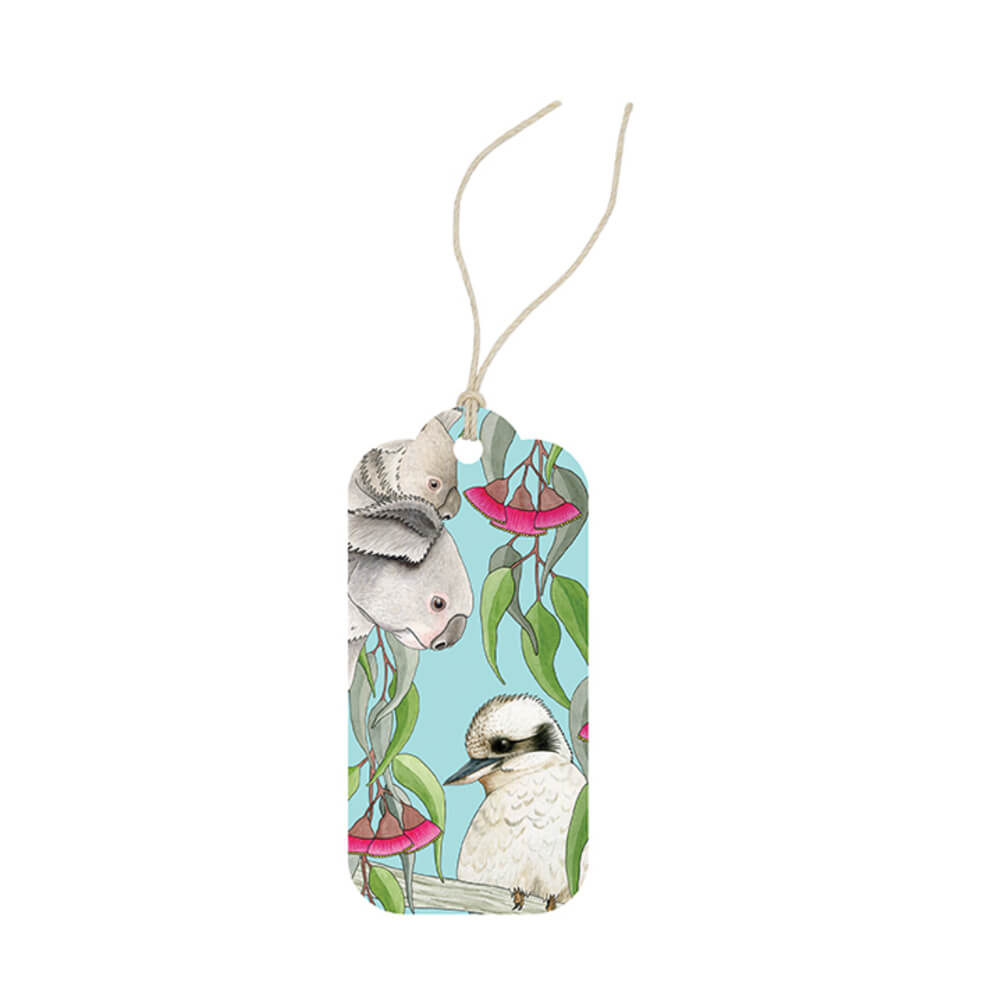 Koala Kookaburra Gift Tag for Australiana Themed Presents